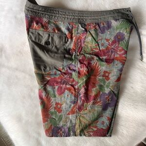 Floral Men's Swim Shorts - Multicolor